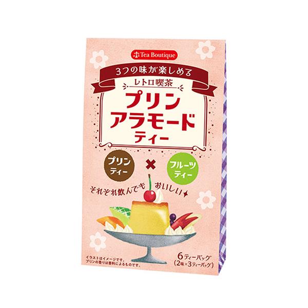 日本 复古咖啡馆茶包（布丁口味&水果混合）1.8gx6袋