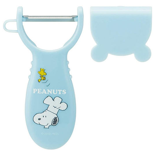 Japan SKATER & PEANUTS Snoopy cartoon children's safety fruit peelers - blue
