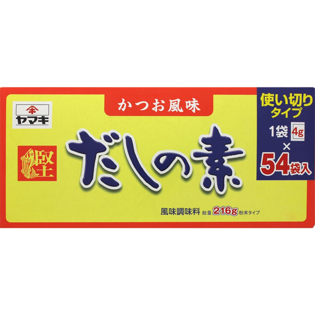 日本YAMAKI 鲣鱼汤底包(4g×54) 216g | ROOPE International Trading Ltd
